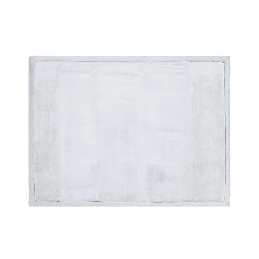 Coral Velvet Memory Foam Mat-Grey