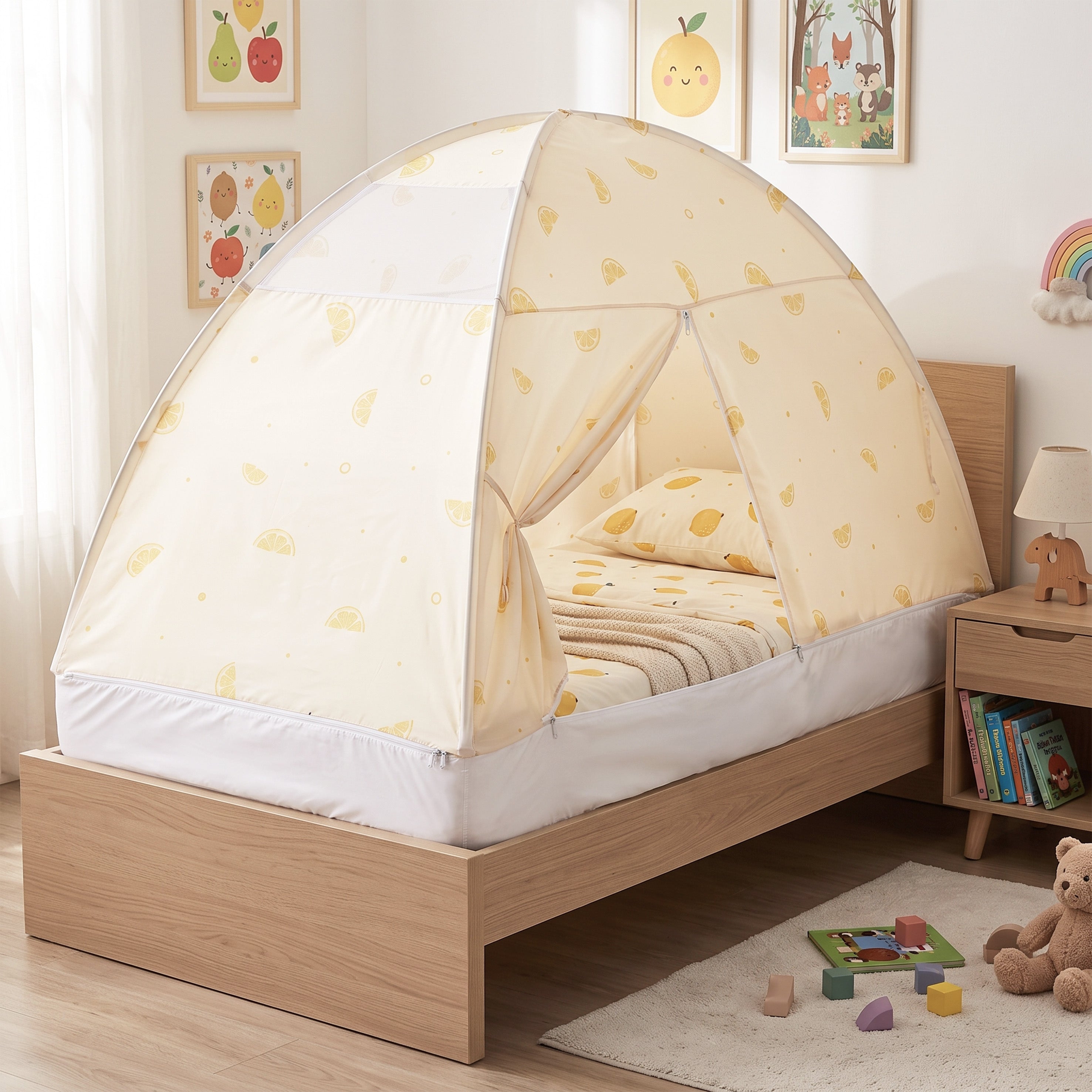 Bed Tent Canopy - Fresh Lemon