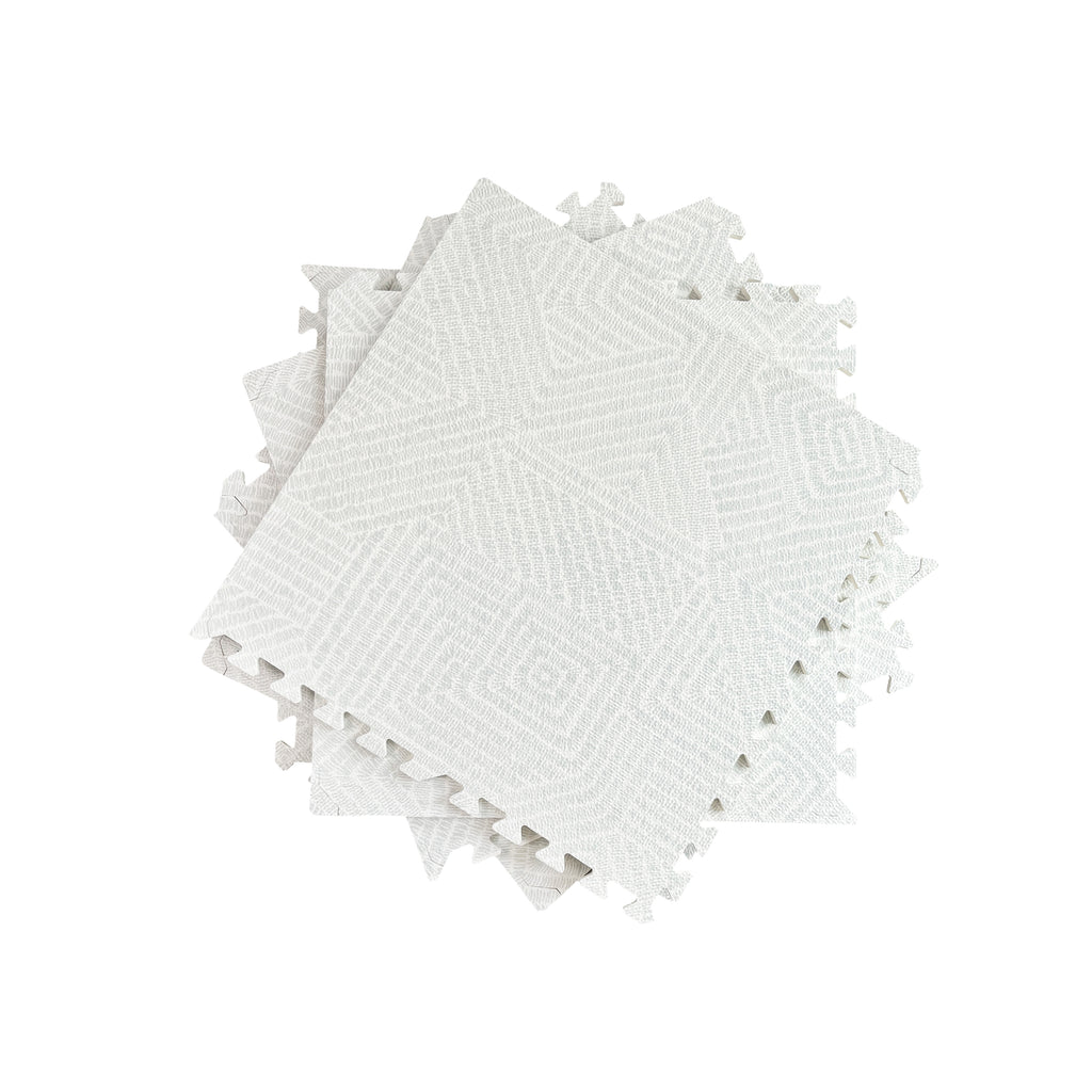 EVA Puzzle Mat - Light Gray Maze