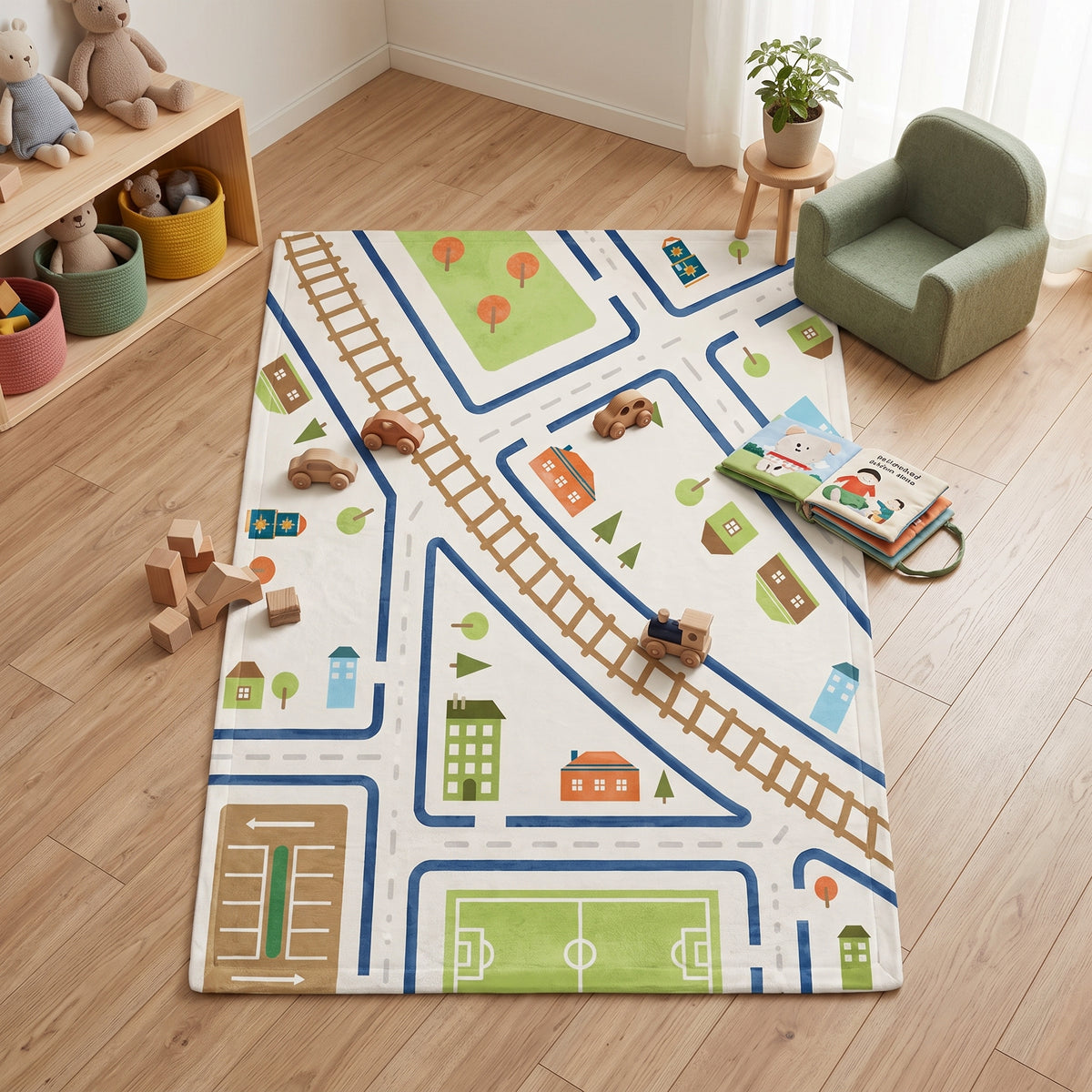 Coral Velvet Memory Foam Mat – City Roads