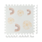 EVA Puzzle Mat - Cream Rainbow & Sun