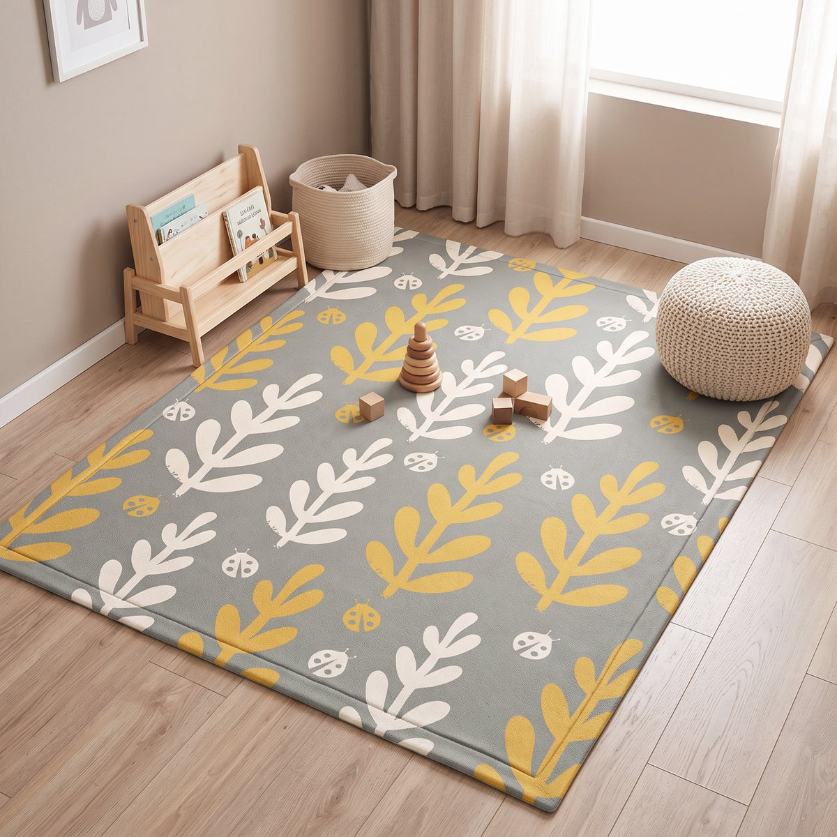 Coral Velvet Memory Foam Mat – Little Garden