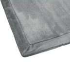 Coral Velvet Memory Foam Mat-Dark Grey