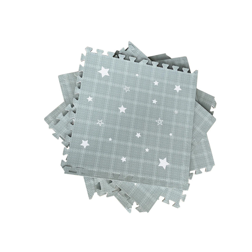 EVA Puzzle Mat - Gray Star