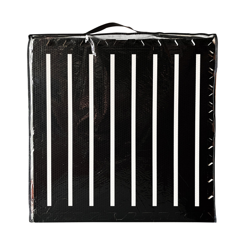 EVA Puzzle Mat Black & White Stripes