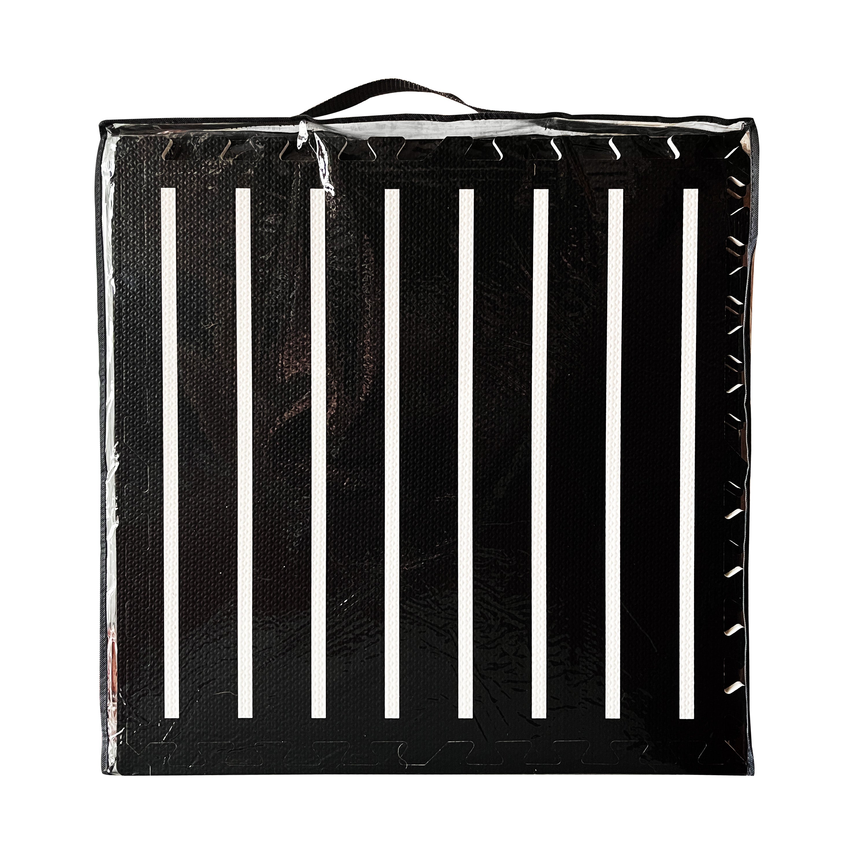 EVA Puzzle Mat Black & White Stripes