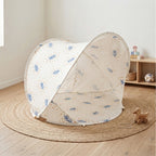 Beach Tent - Blue Botanical Leaf