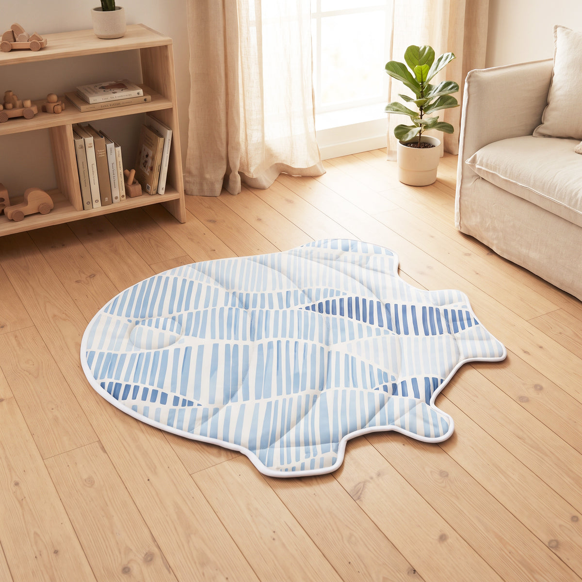 Printed Carpet Mat - Fish