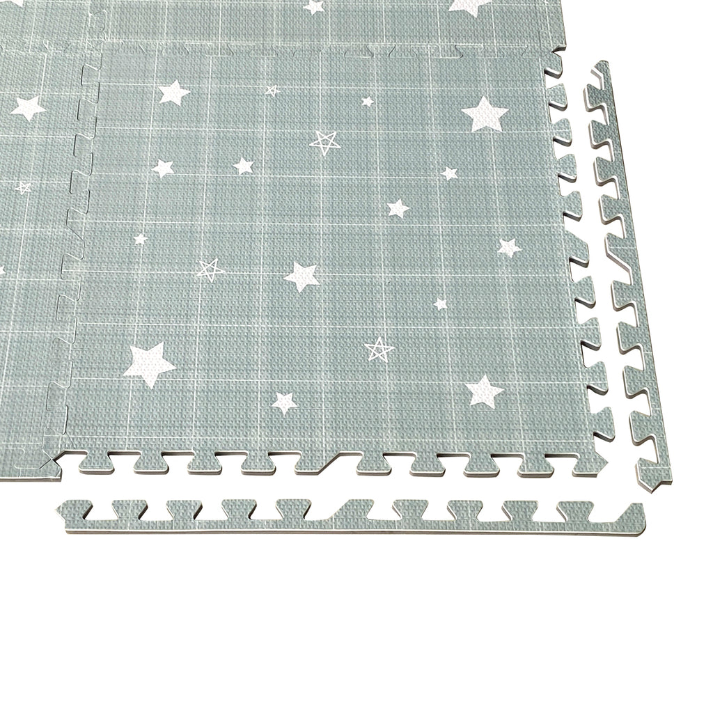 EVA Puzzle Mat - Gray Star