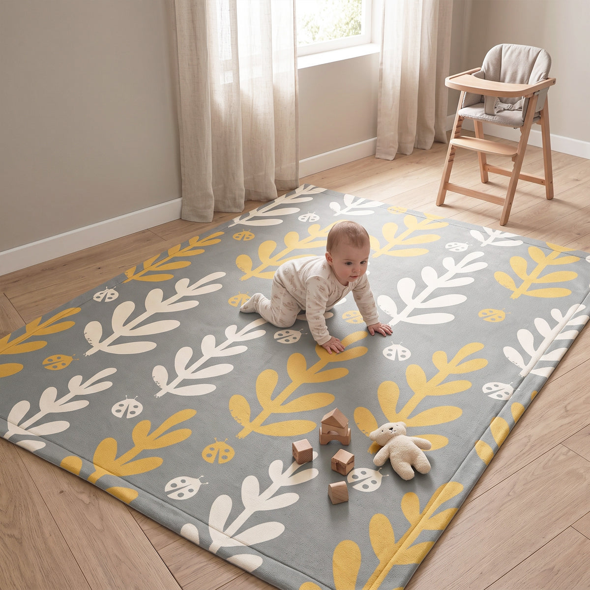 Coral Velvet Memory Foam Mat – Little Garden