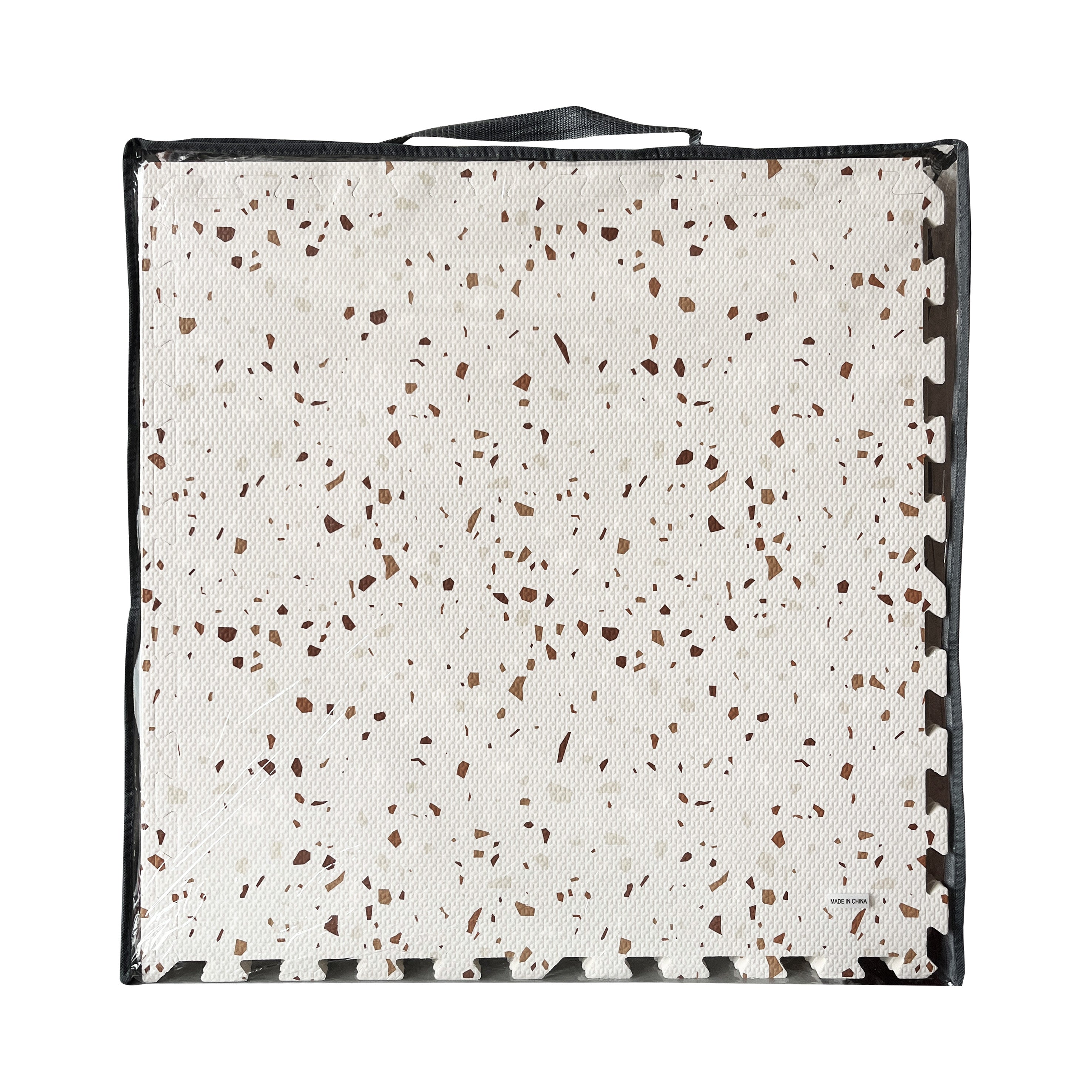 EVA Puzzle Mat - Brown Terrazzo