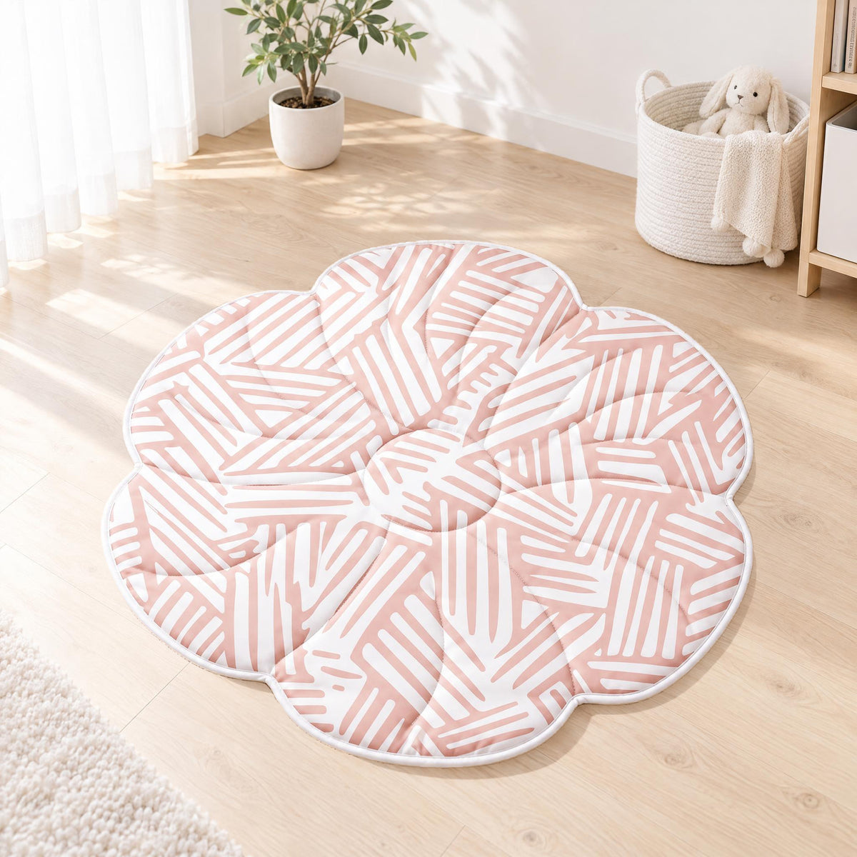 Printed Carpet Mat - Flower