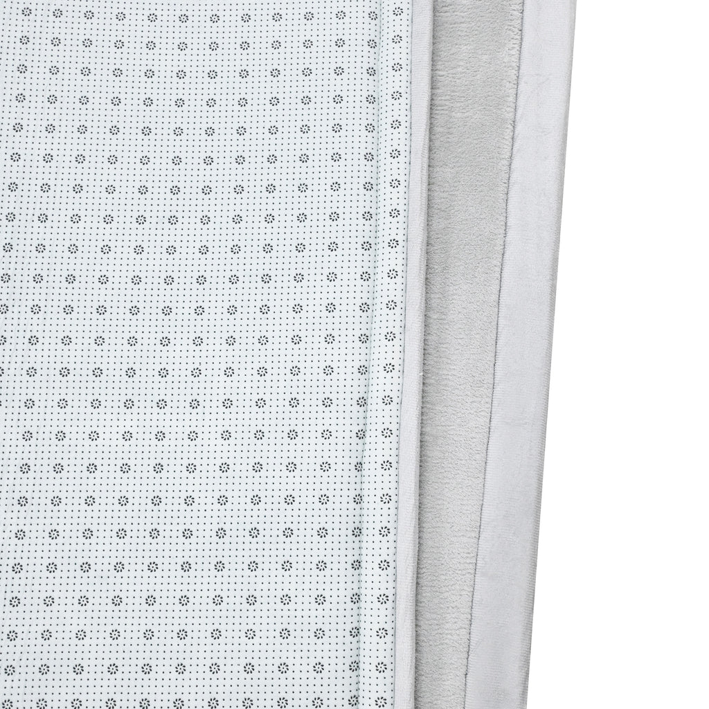 Coral Velvet Memory Foam Mat-Grey