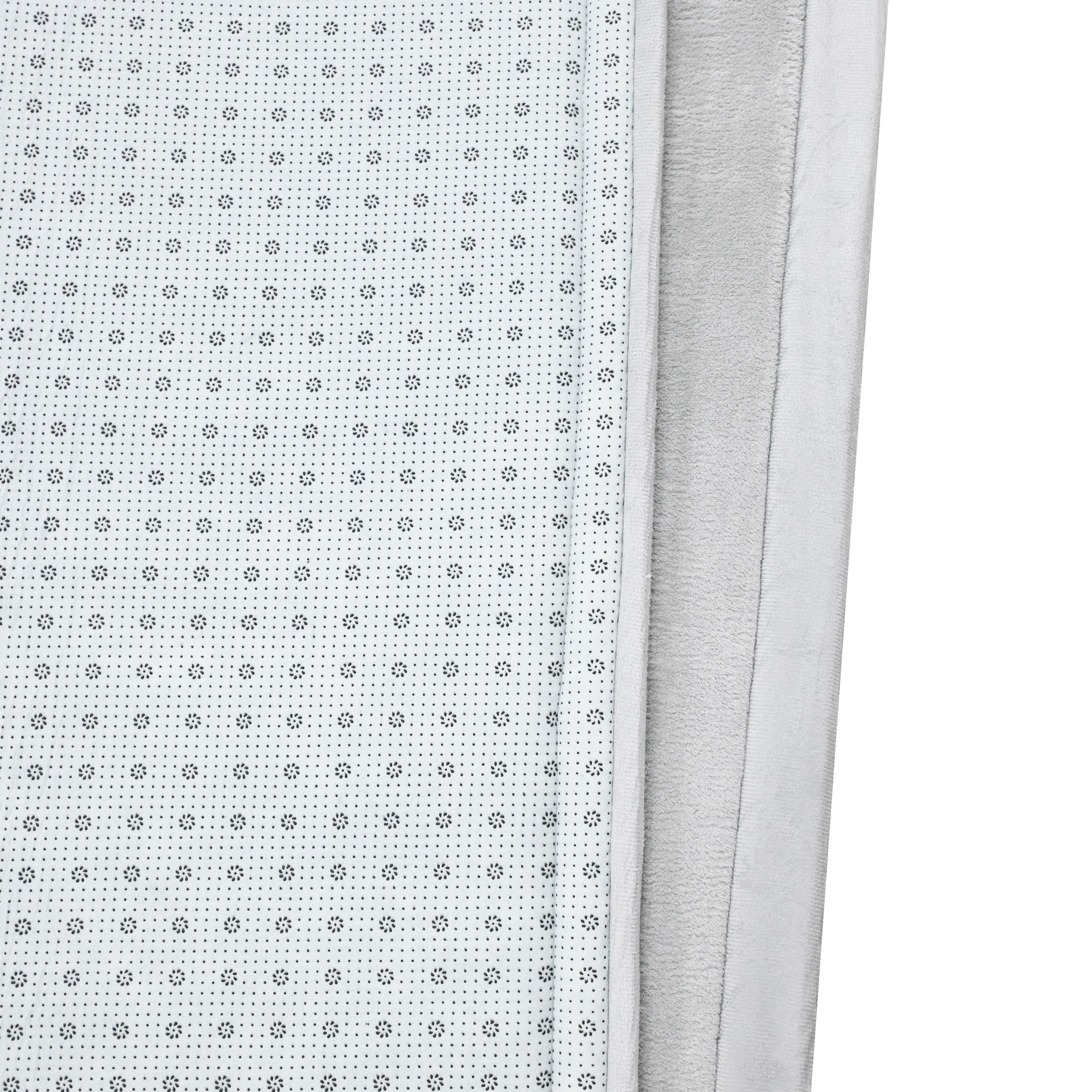 Coral Velvet Memory Foam Mat-Grey