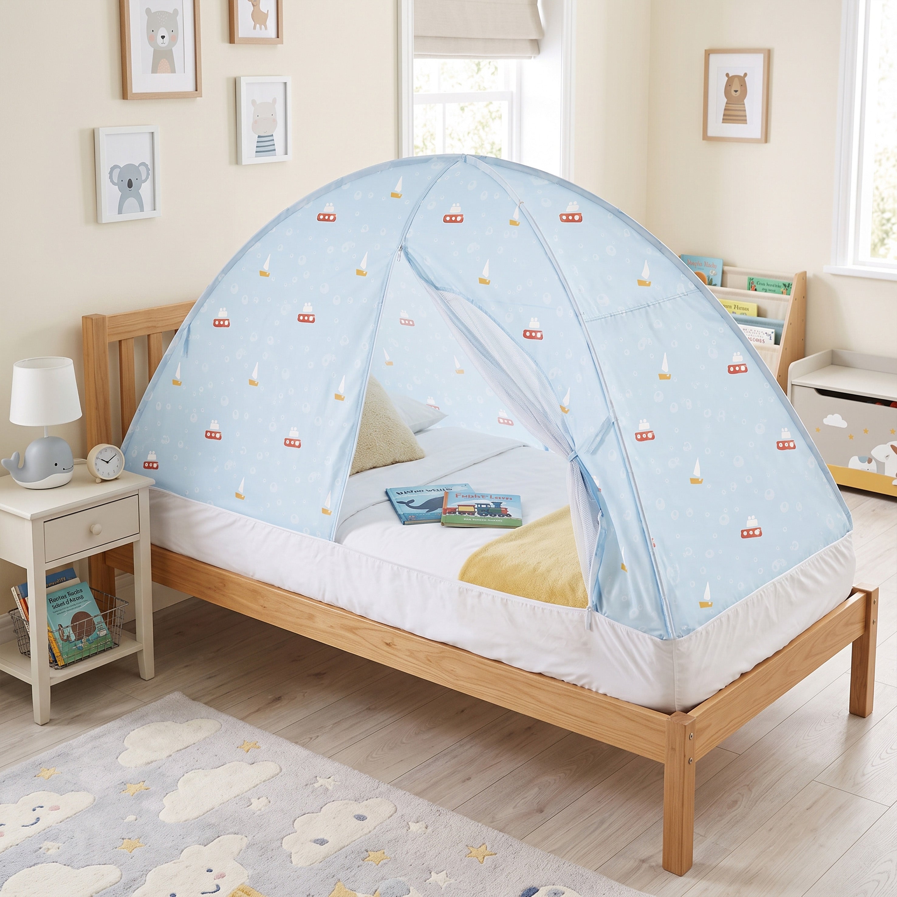Bed Tent Canopy - Ocean Sailboat