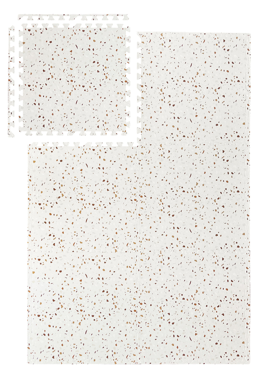 EVA Puzzle Mat - Brown Terrazzo