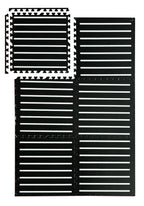 EVA Puzzle Mat Black & White Stripes