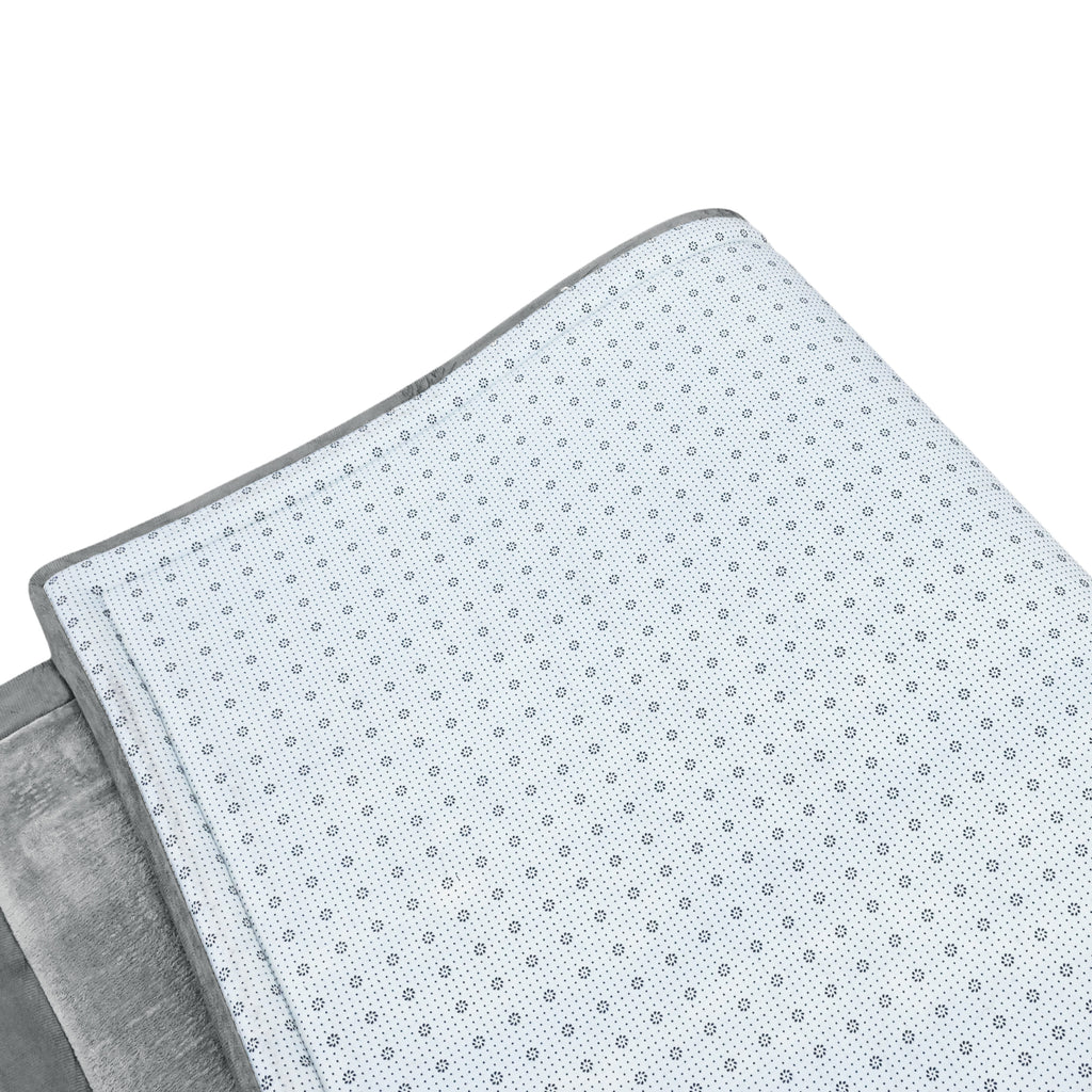 Coral Velvet Memory Foam Mat-Dark Grey
