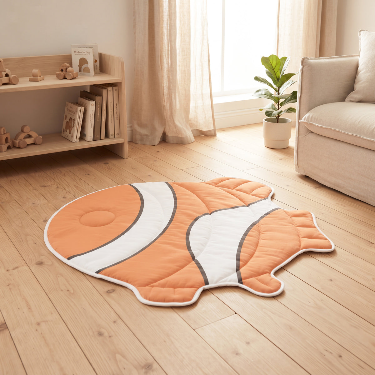 Printed Carpet Mat - Fish