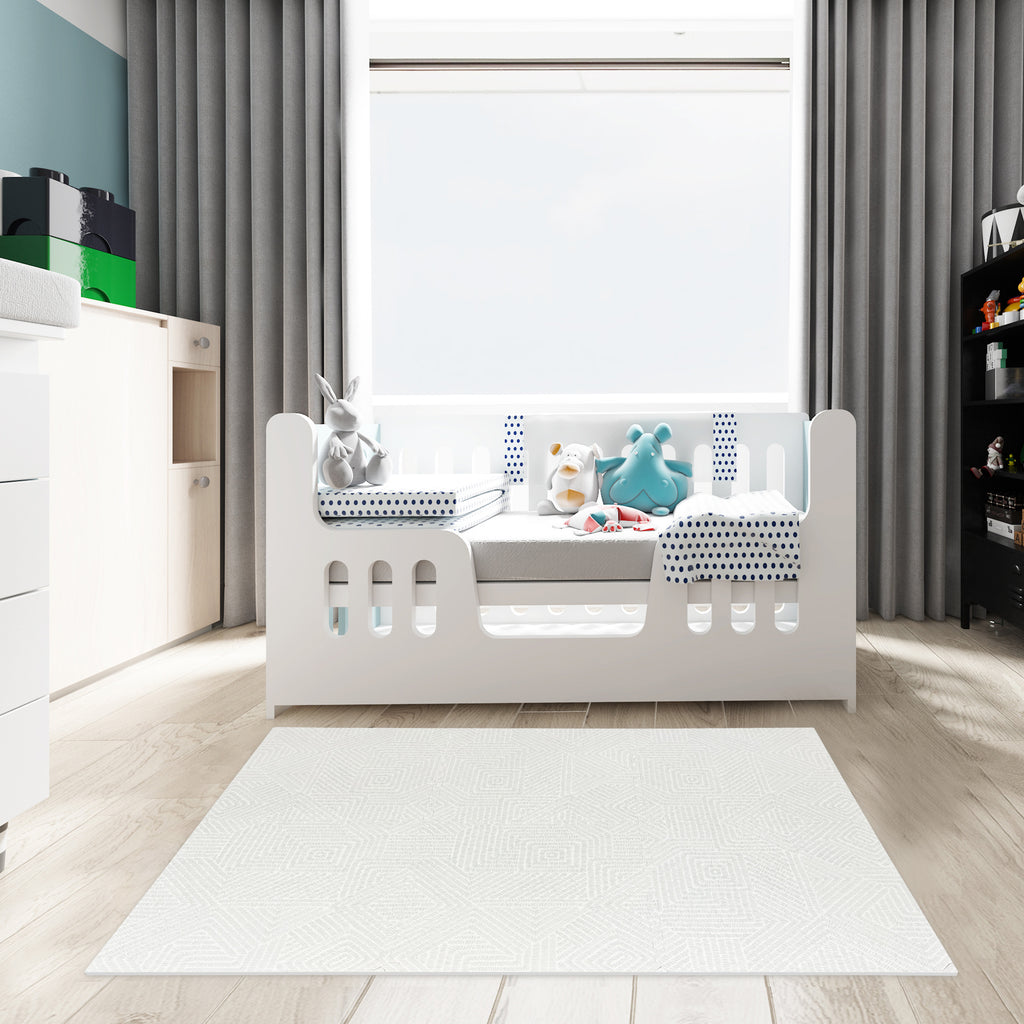 EVA Puzzle Mat - Light Gray Maze