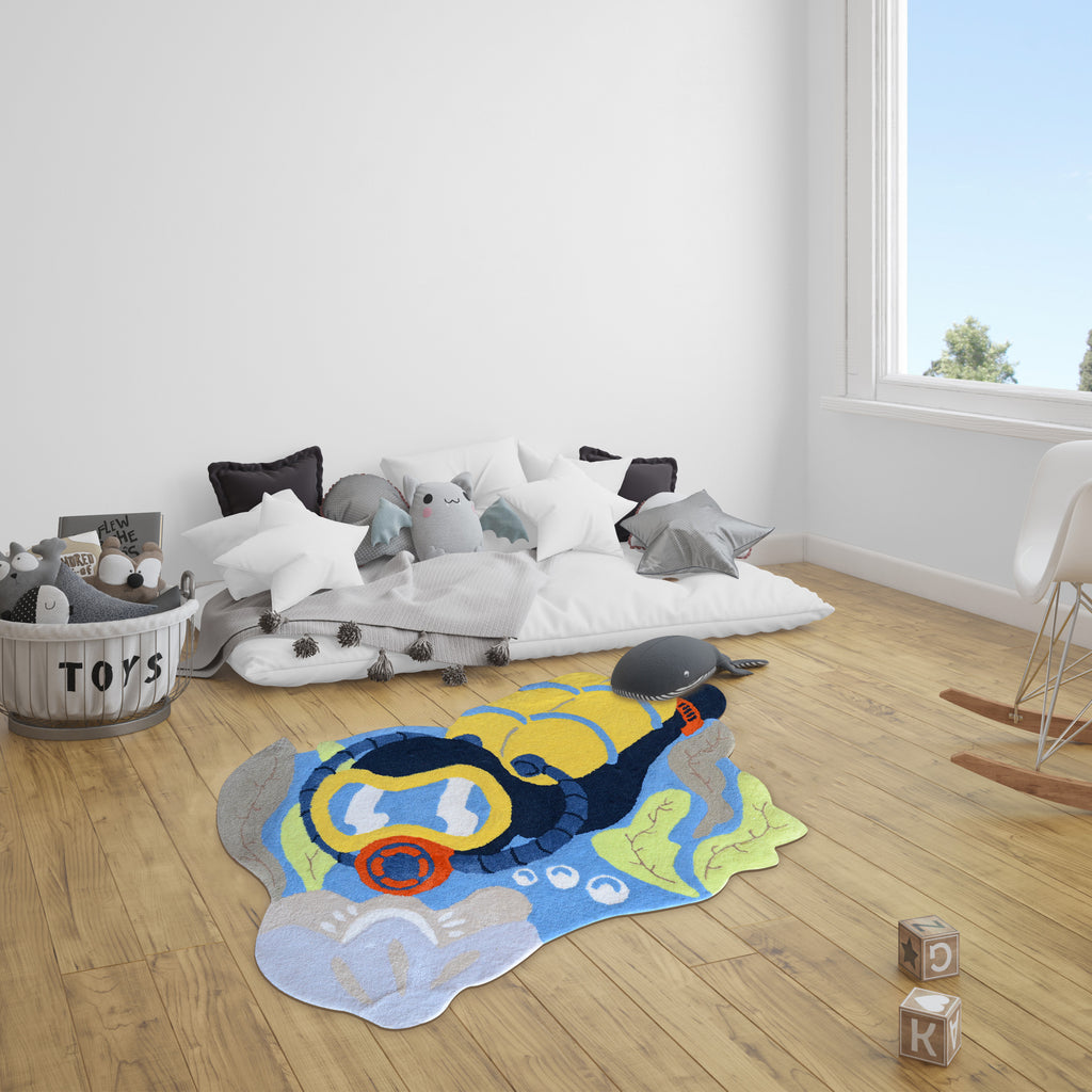 Kids Rug - The Diver