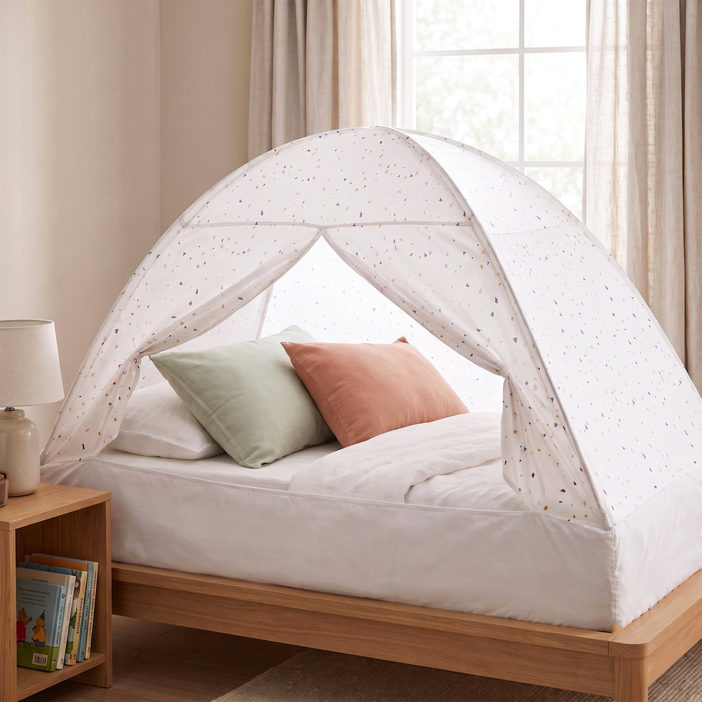Bed Tent Canopy - Pink Terrazzo