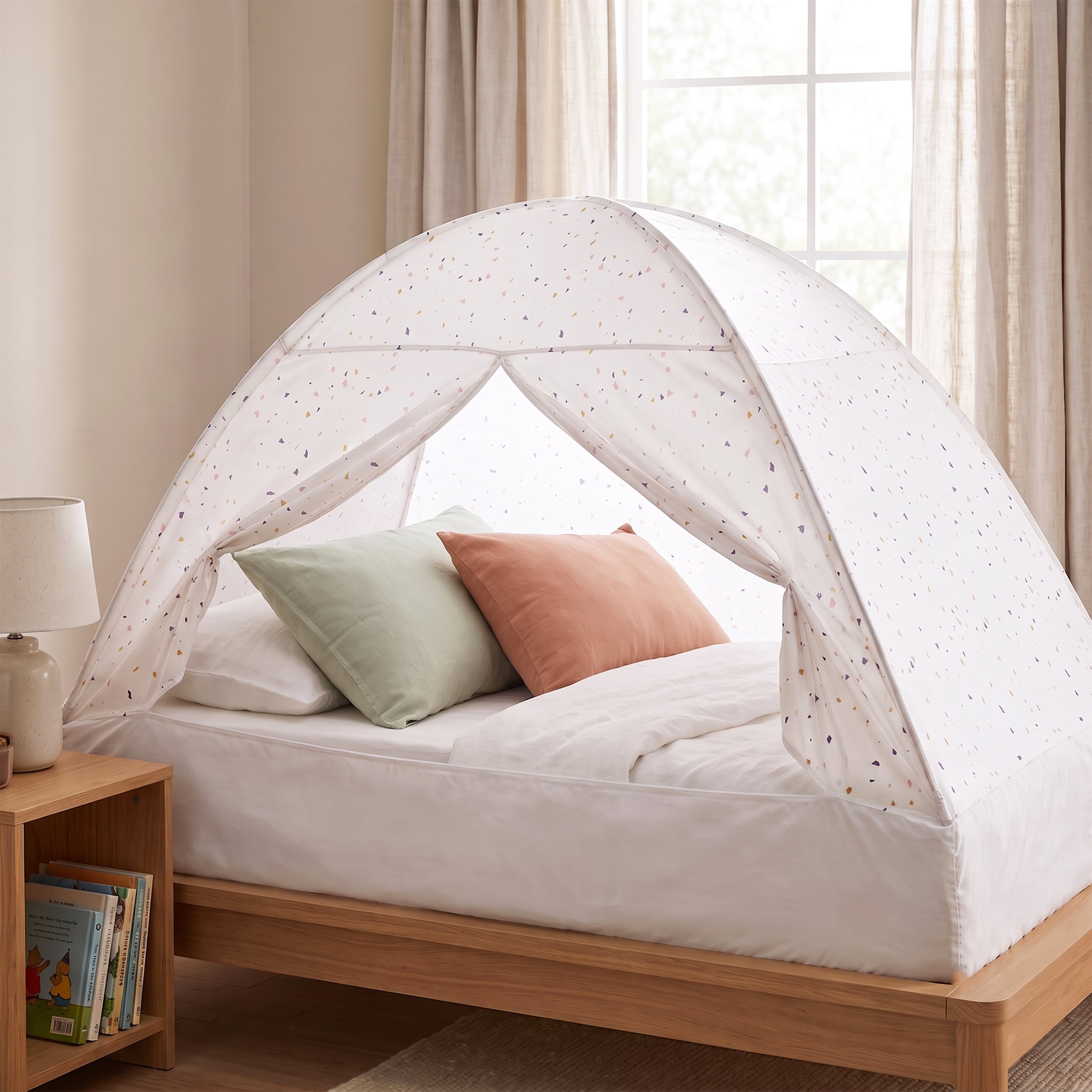 Bed Tent Canopy - Pink Terrazzo
