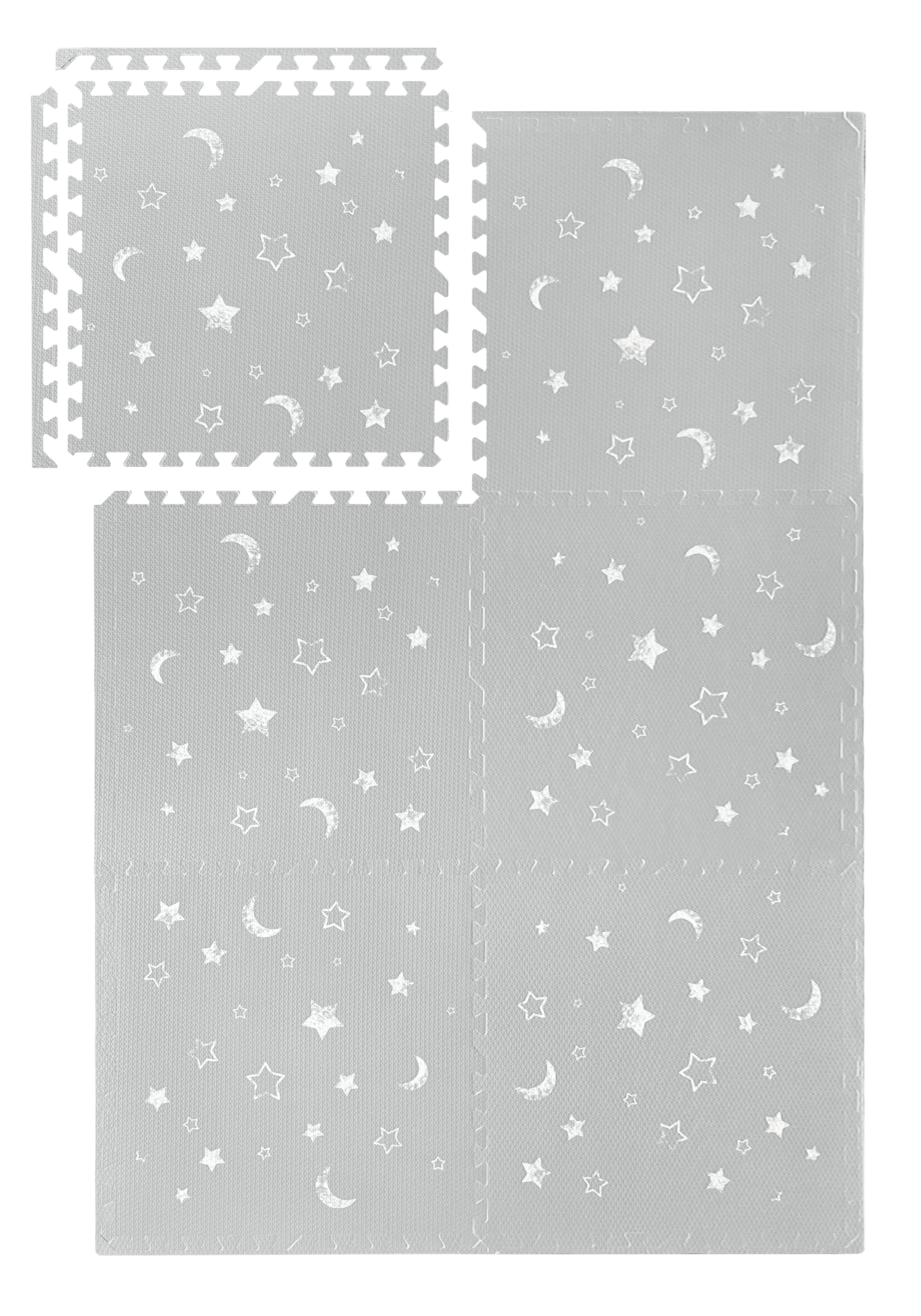 EVA Puzzle Mat - Gray Moon & Star