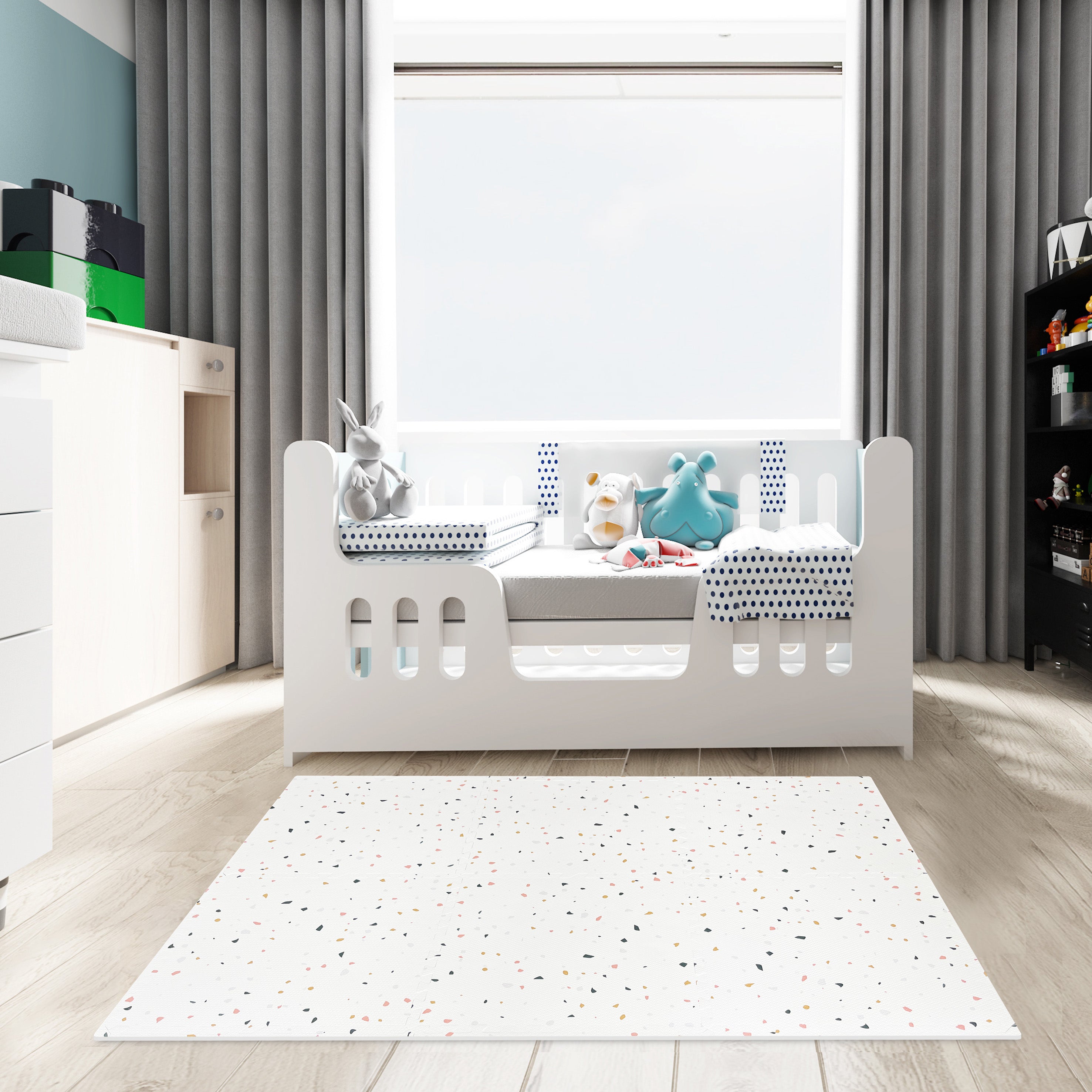 EVA Puzzle Mat - Ivory Terrazzo