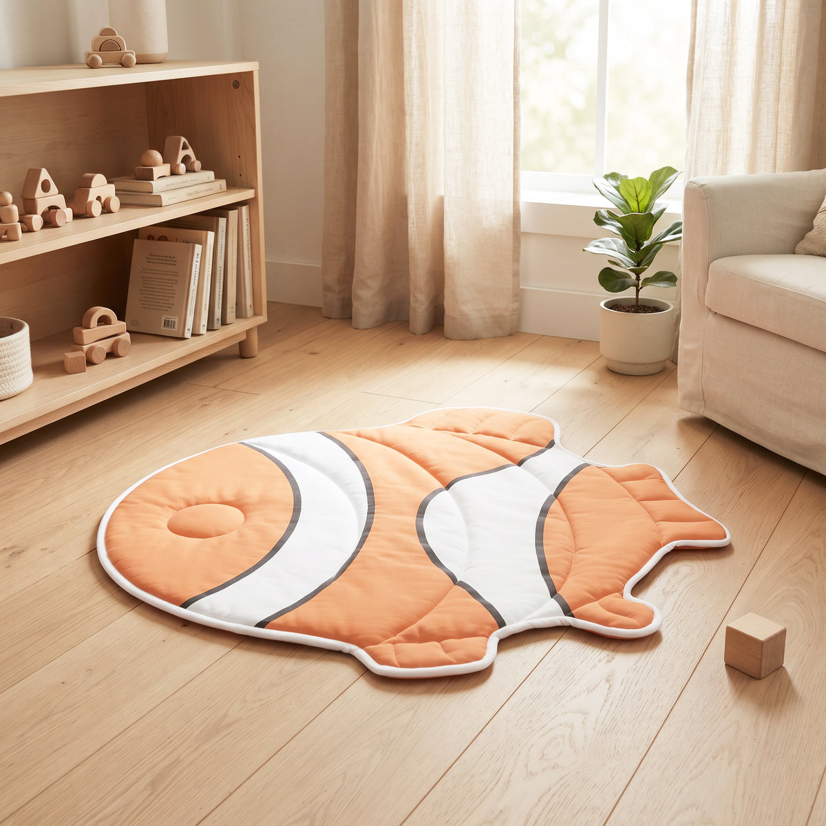 Printed Carpet Mat - Fish