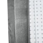 Coral Velvet Memory Foam Mat-Dark Grey