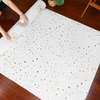 TPU Play Mat - White Terrazzo + White Rainbow