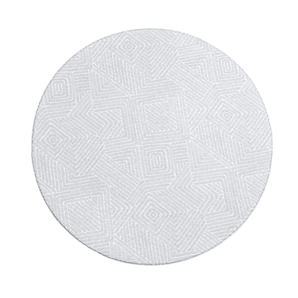 TPU Play Mat - Orbicular Grayish Brown Maze + Gray Cosmic