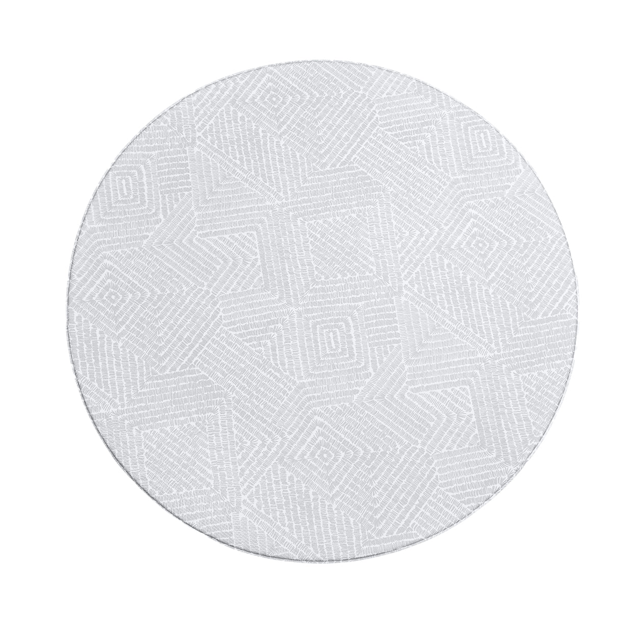 TPU Play Mat - Orbicular Grayish Brown Maze + Gray Cosmic