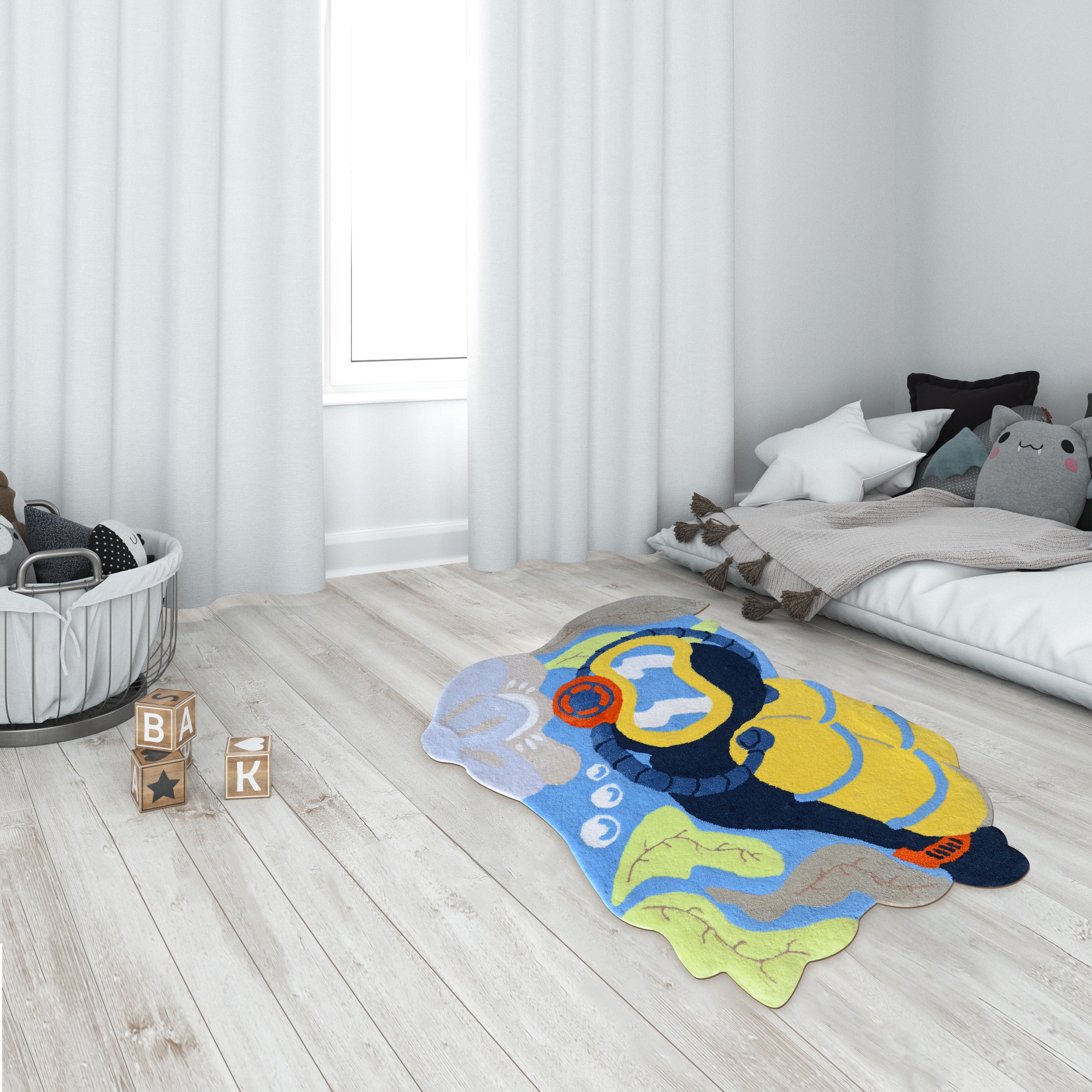 Kids Rug - The Diver
