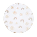 TPU Play Mat - Orbicular White Terrazzo + White Rainbow