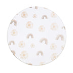 TPU Play Mat - Orbicular White Terrazzo + White Rainbow