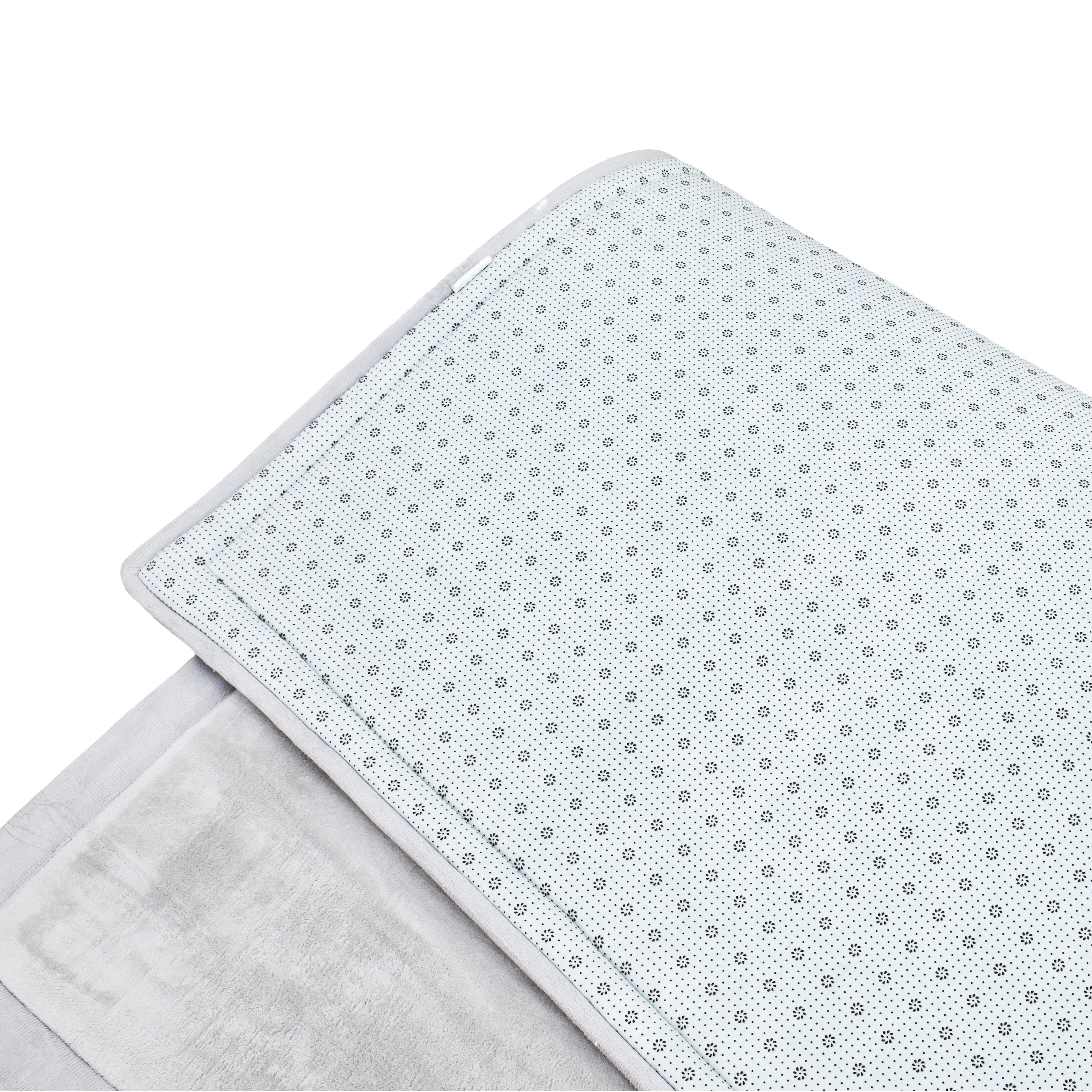 Coral Velvet Memory Foam Mat-Grey