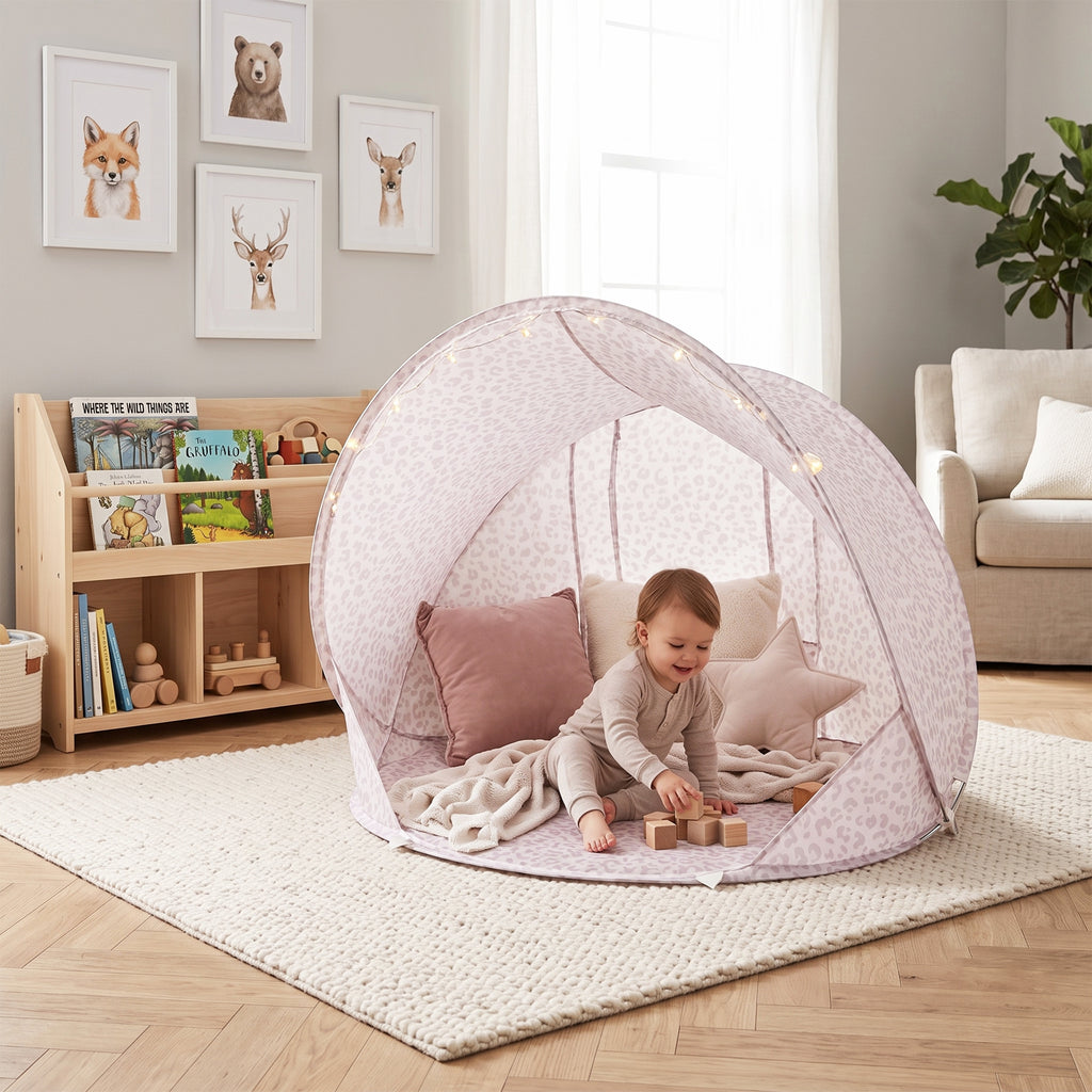 Beach Tent - Pink leopard