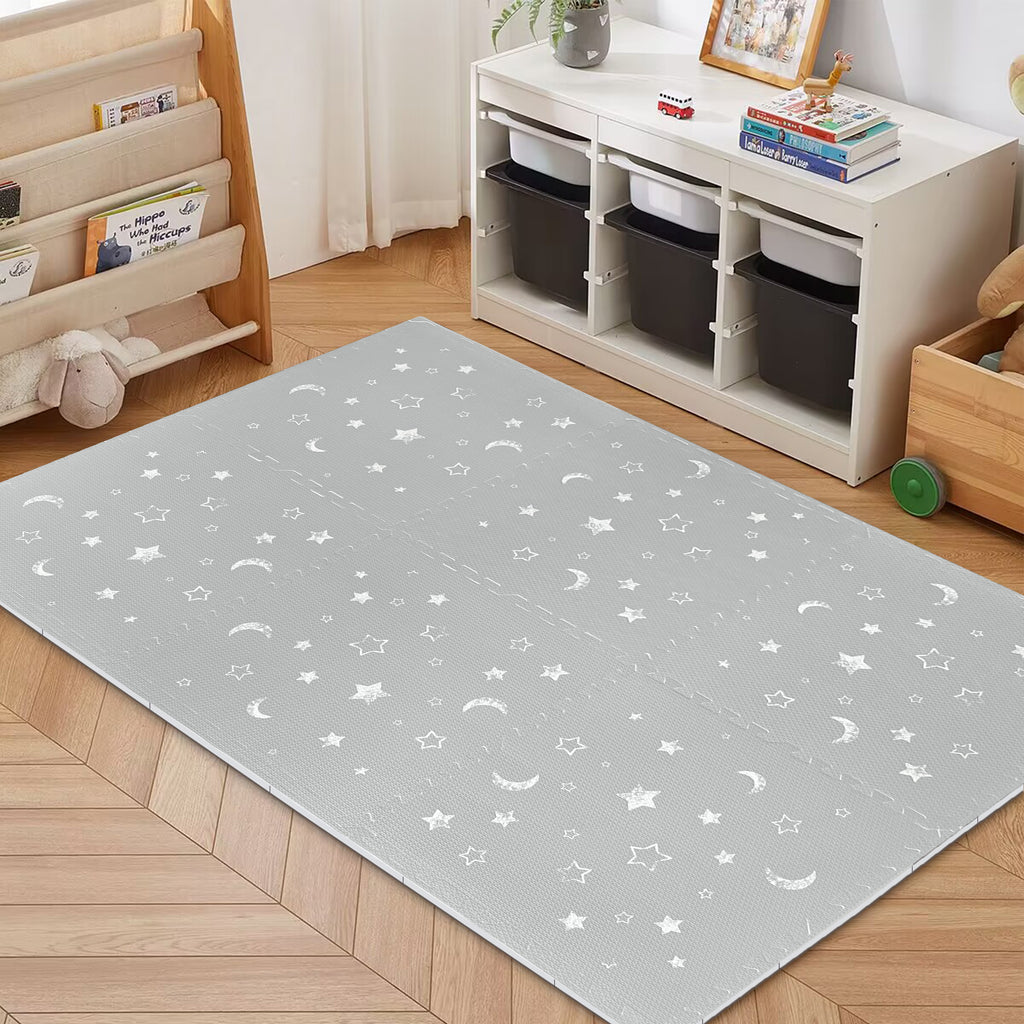 EVA Puzzle Mat - Gray Moon & Star