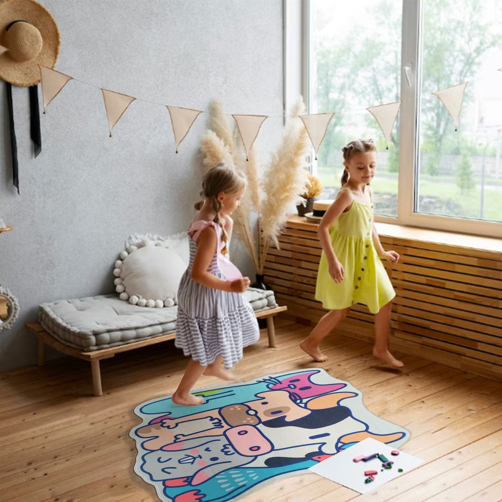 Kids Rug - Animal Theme