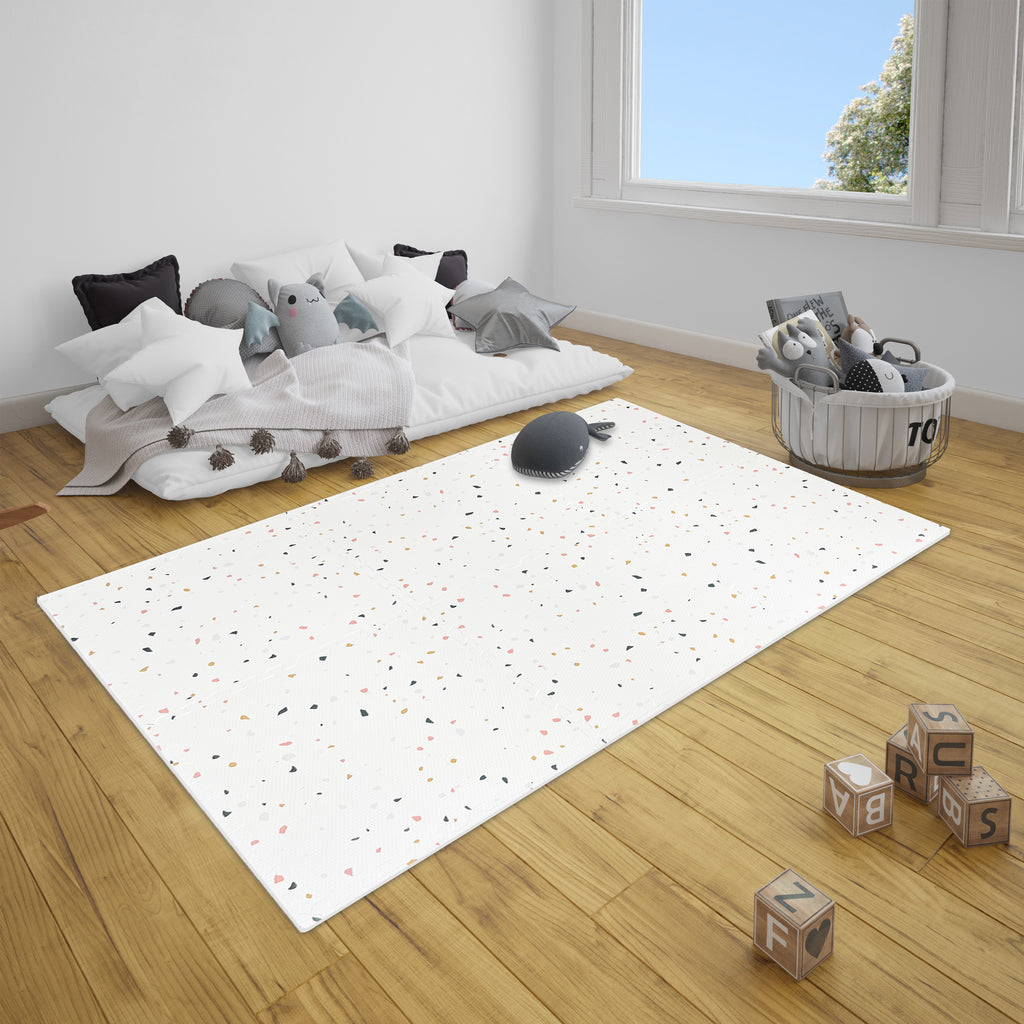 EVA Puzzle Mat - Ivory Terrazzo