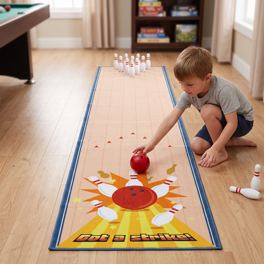 Fabric Bowling Mat - Pin Toss